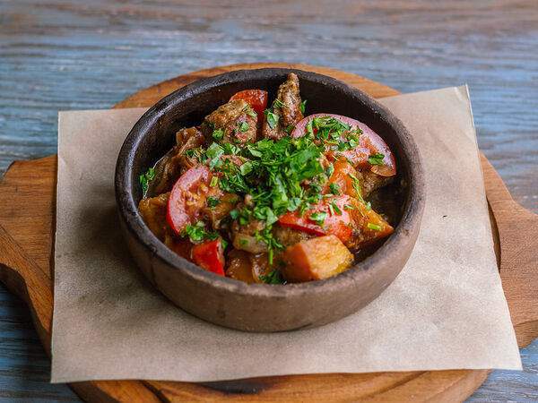 Кинза - Оджахури со свининой