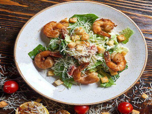 BeerHouse - Цезарь с тигровыми креветками