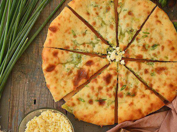 Пироговъ - Сытный пирог с сыром и зеленью