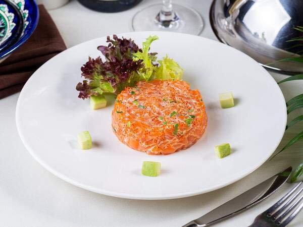 Ресторан Пашмир - Салат Тартар из лосося