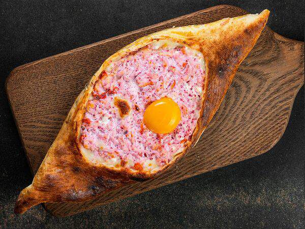 Kolbasabar - Хачапури по-аджарски с крабом