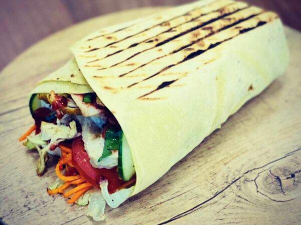 Донер кебаб - Донер в тортилье со свининой