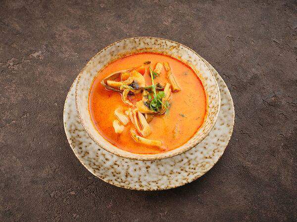 Узбекистон - Том Ям с морепродуктами