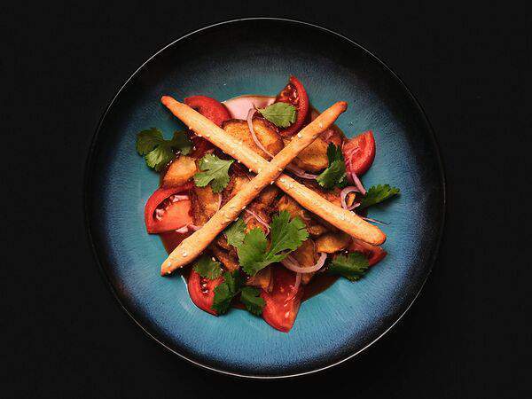 Сказка - Томаты с хрустящими баклажанами