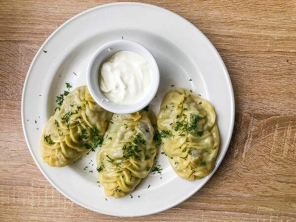 Облака - Манты с говядиной