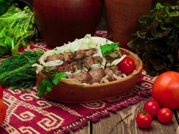 Дари  дури - Люля-кебаб из свинины и говядины