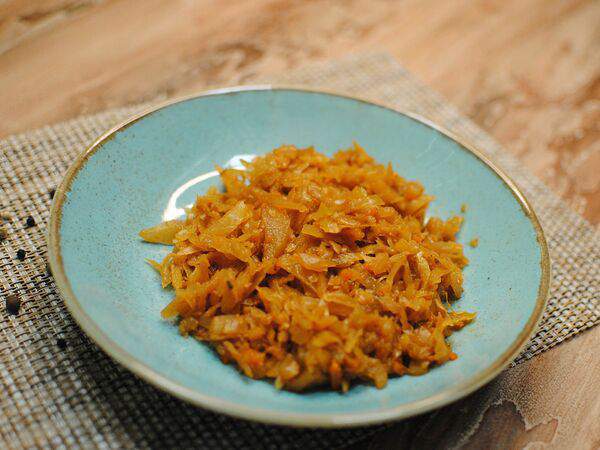 Окрошка - Капуста тушеная