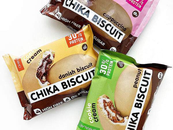 Lazy fox coffee - Печенье протеиновое Бисквит Капучино Chikalab