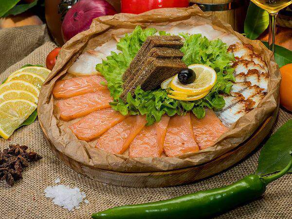 На дровах - Ассорти Рыба собственного посола