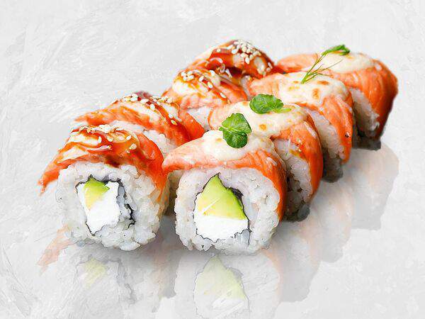 Нэцкэ - Запеченый Ролл Когасэ