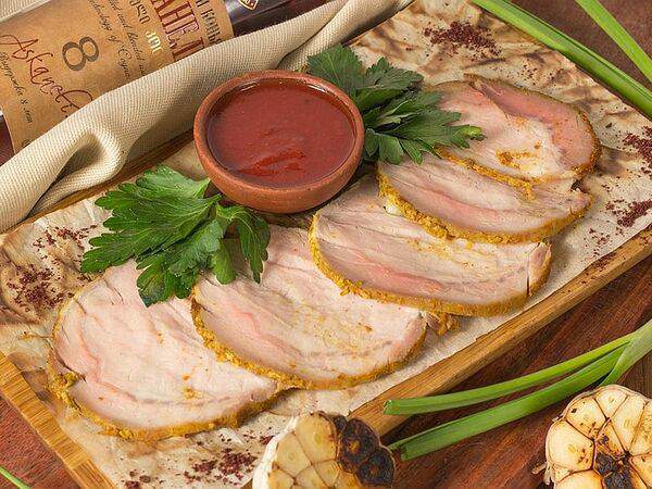 Мушмула - Буженина по-грузински