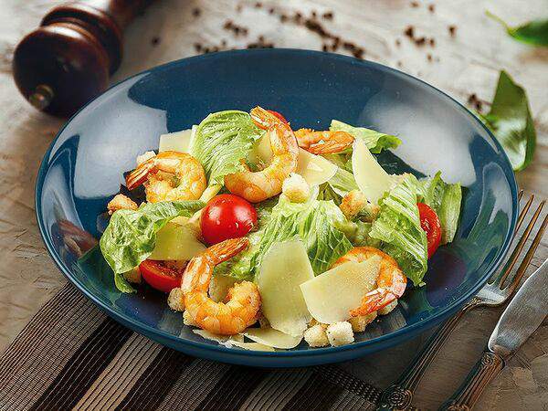 Престо - Салат Цезарь с креветкой