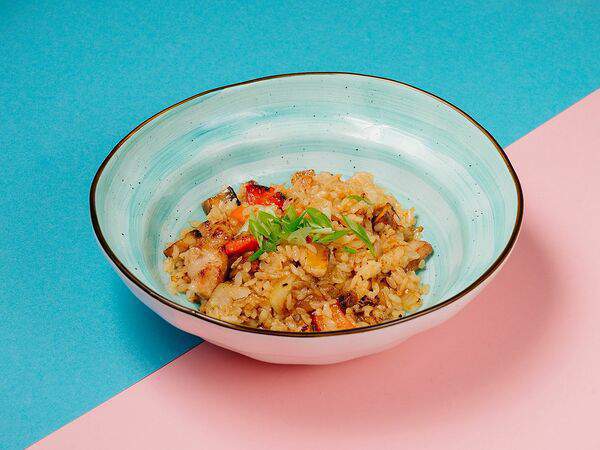 Бобы - Тепан Рис со свининой