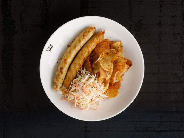 Рис - Колбаски на гриле из курицы