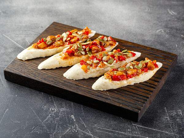 Publo EscoBar - Брускетта с печеным перцем