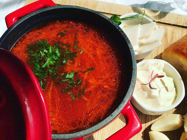 Капитал - Борщ по-домашнему с телятиной и сметаной