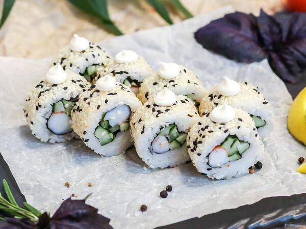 Катана - Ролл Калифорния Кунжут-креветка