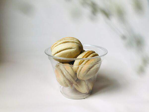 BEZ САХАРА - Орешки с вареной сгущенкой