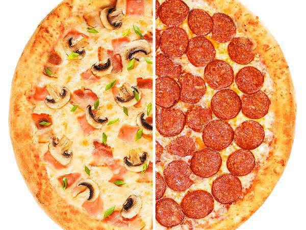 Oran G - Карбонара и Дабл Пепперони 40см