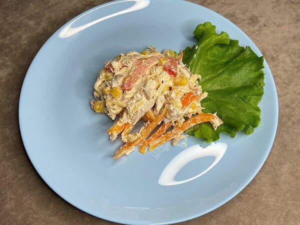 Сытый папа - Салат Паутинка