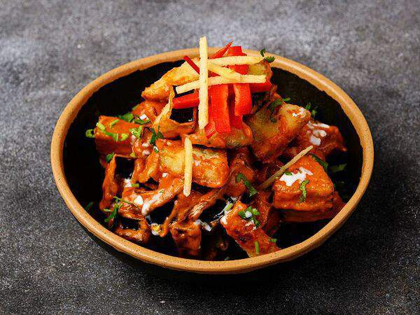 Sushi & More - Курица с баклажанами в индийском соусе