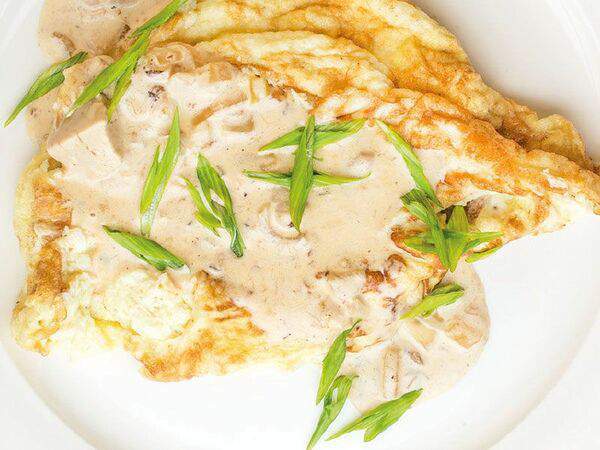 Фёст на Первомайской - Омлет с белыми грибами