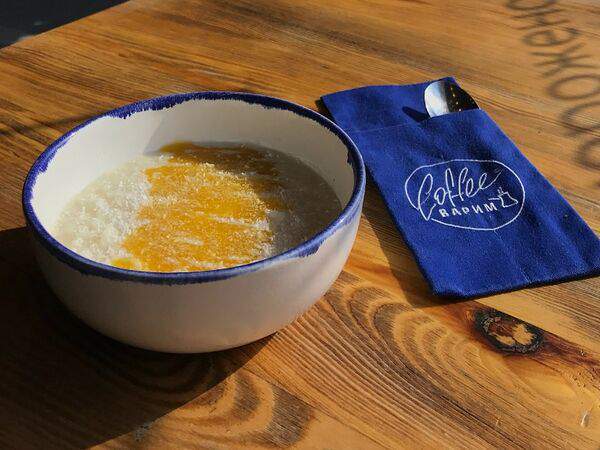 CoffeeВарим - Рисовая каша с манго на кокосовом молоке