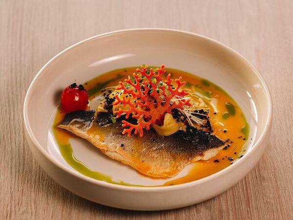 Тим Ян - Филе сибаса с фенхелем и апельсиновым соусом