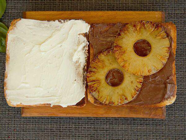 11 друзей - Сладкий сэммич с ананасом гриль