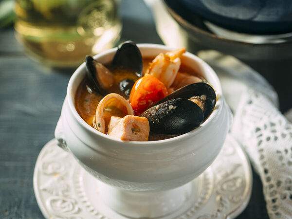 Мама Рома - Суп из морской рыбы и морепродуктов