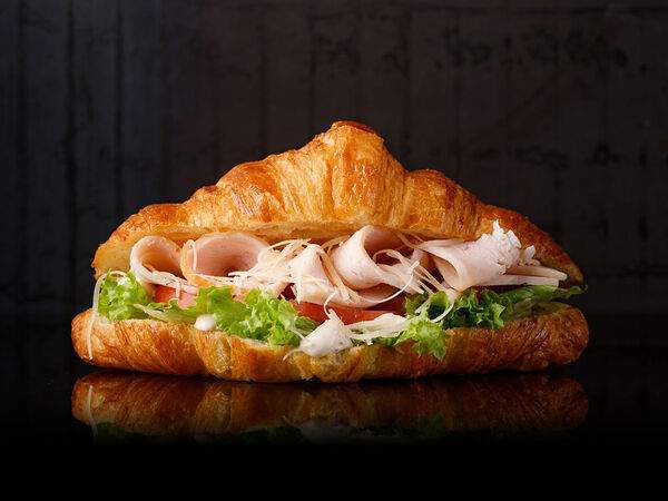 Рис - Круассан Цезарь с курицей