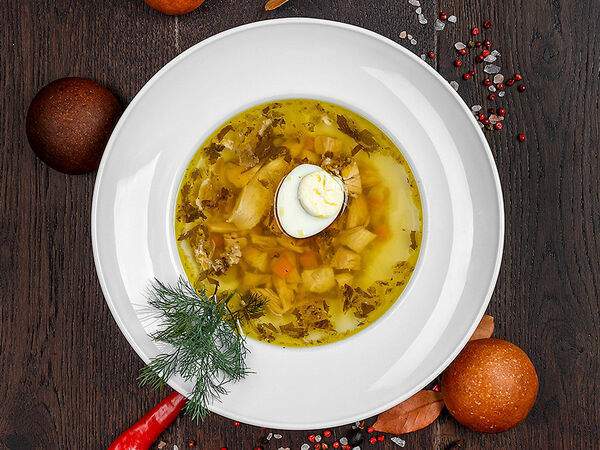 Балкан Гриль - Бульон куриный с яйцом