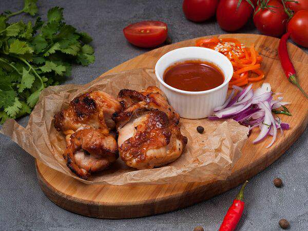 Мясо на углях - Шашлык из куриного филе