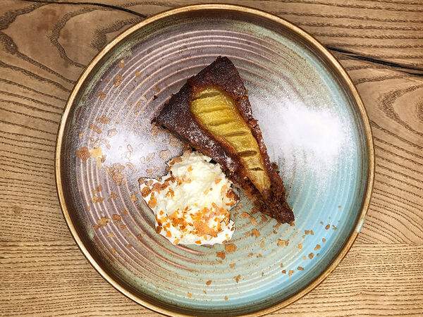 Голый Повар - Грушевый пирог с ванильным кремом