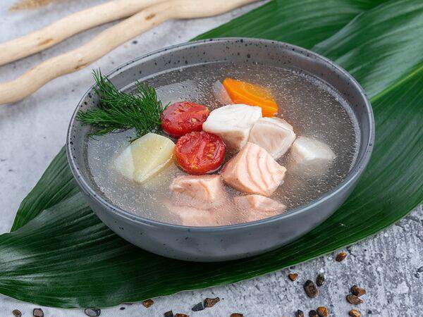 Мушу - Уха с лососем и треской