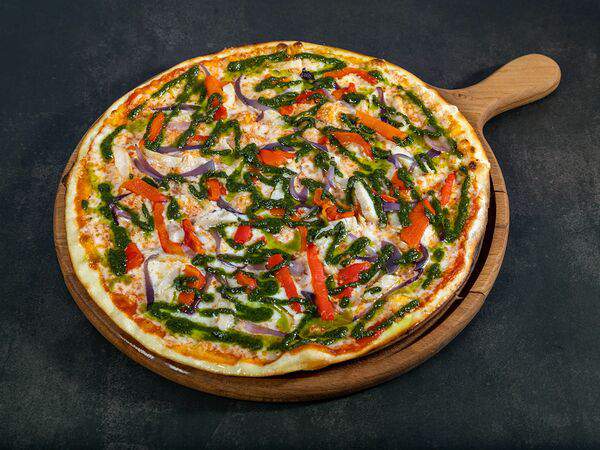 Happyterria - Пицца с курицей BBQ