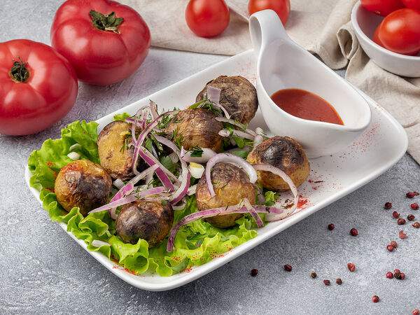 Хинкальная Лазика - Шашлык из молодой картошки