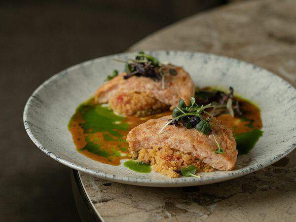 Сыроварня Чизерия - Котлета из камчатского краба с киноа