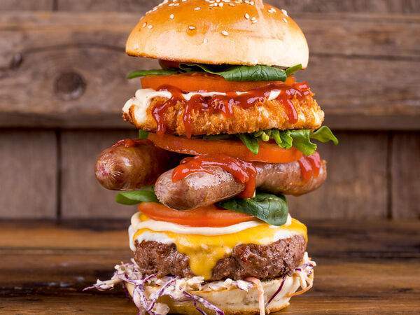 Бургерная лавка Краснодарский парень - Бургер Краснодарский парень