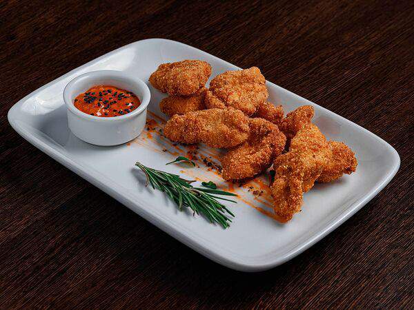 Rave Resort - Куриные стрипсы с кисло-сладким соусом