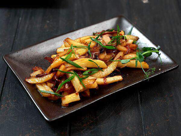 Фрау Мюллер - Картофель жаренный с грибами