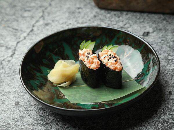 Бургерная №1 - Гункан с лососем