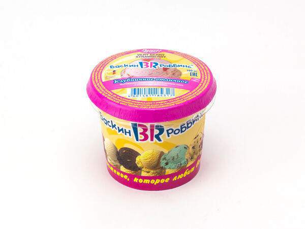 Баскин Роббинс - Стаканчик Клубничное отличное