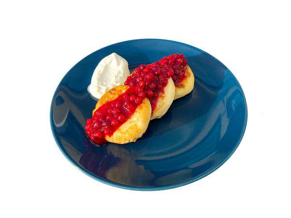 Cake me tender - Рикотники со сметаной и соусом на выбор