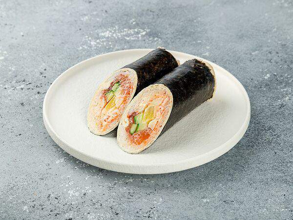 Магбургер №043 - Суши-рулет с лососем