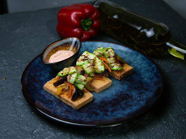 На крючке - Жареный тофу с овощами