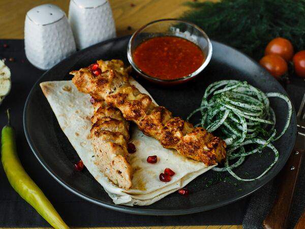 Победа - Кебаб из курицы с лавашем