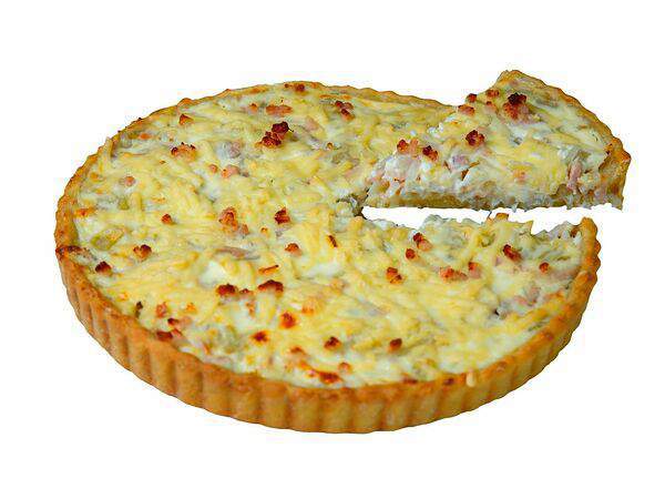 Машенькины пироги - Немецкий цвибелькухен луковый пирог с копченым салом