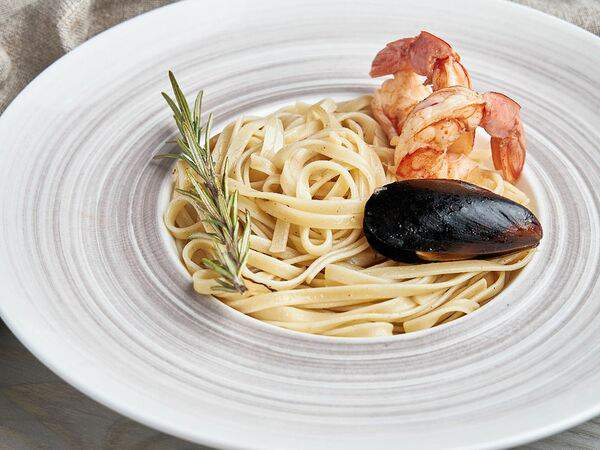 Толстый гусь - Паста с морепродуктами