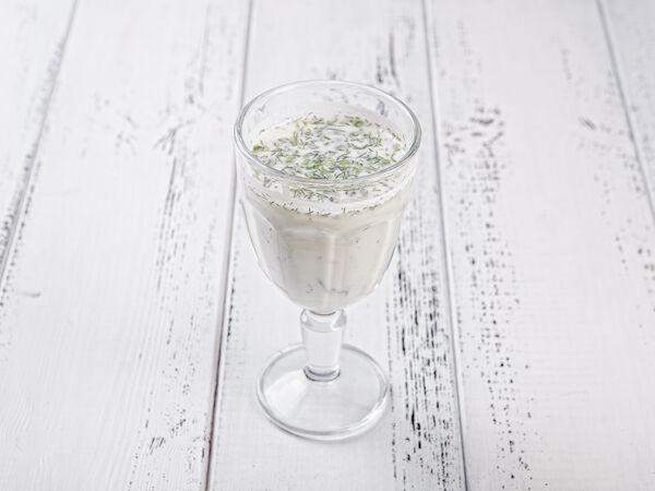 Ткемали - Айран с зеленью